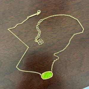 Kendra Scott Elisa Necklace - Green
